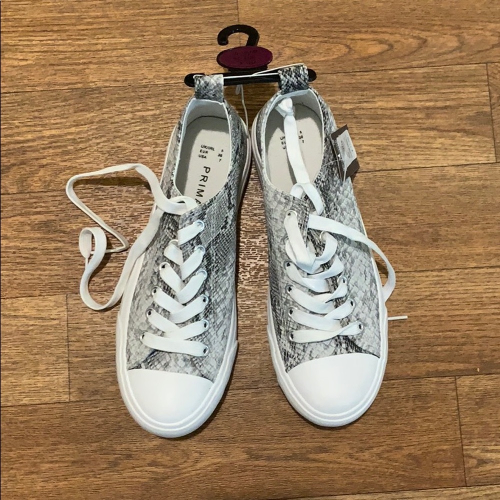 Primark snake print sneakers